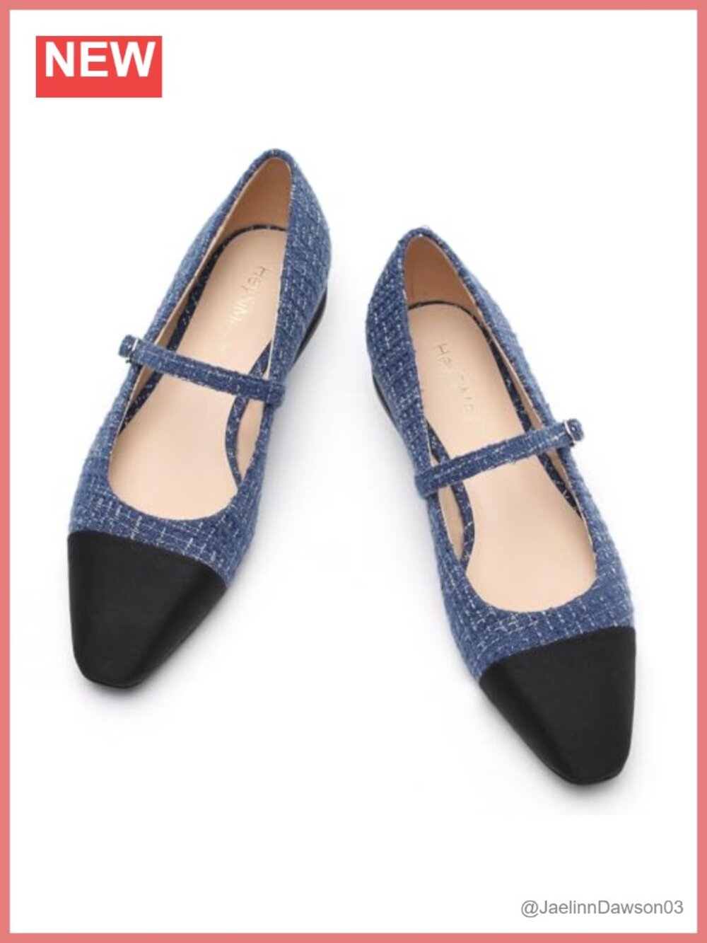 Genuine Leather Mary Jane Shoes Square Toe Flats Women's